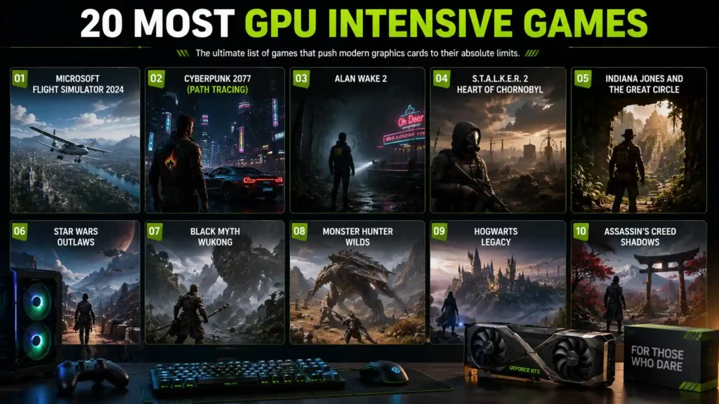 20 Most GPU Intensive Games