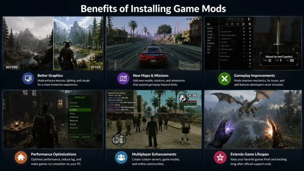 Benefits of Installing Game Mods
