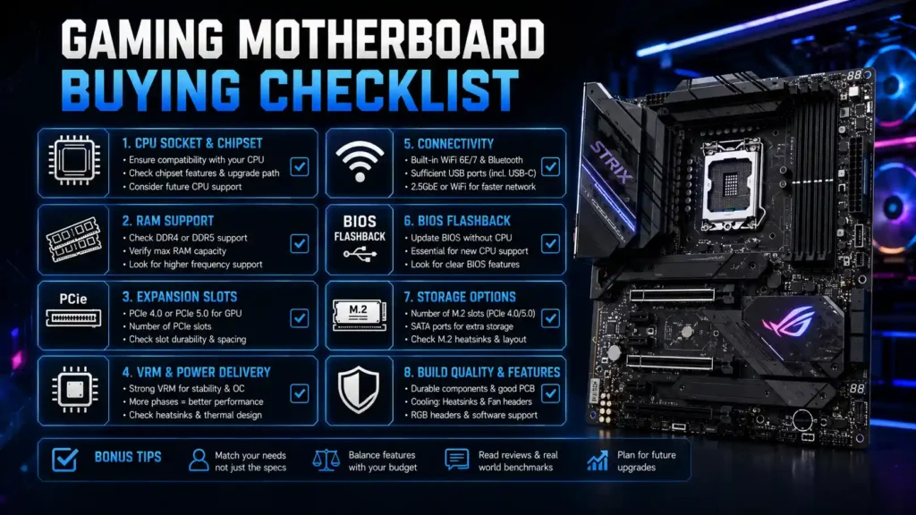 Gaming Motherboard Buying Checklist