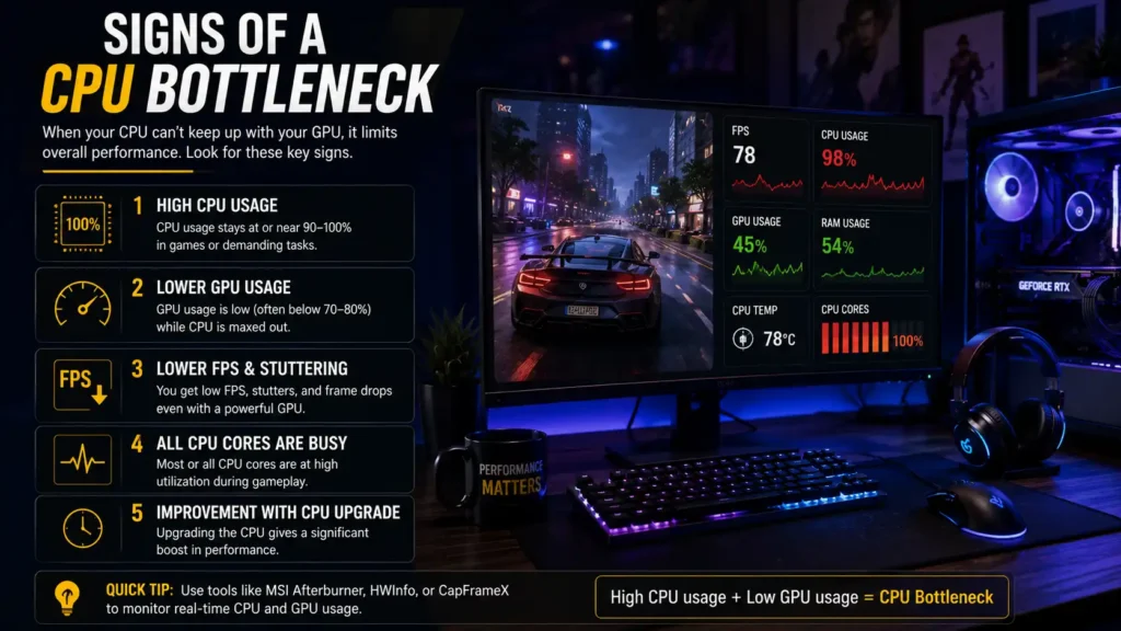 Signs of a CPU Bottleneck