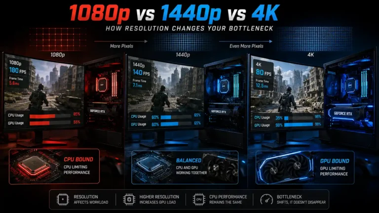 Does Resolution Change Your Bottleneck?